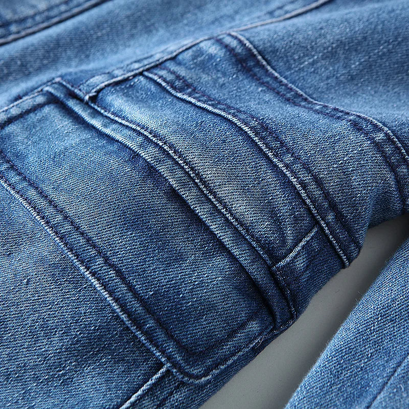 Double Breast Denim Jacket