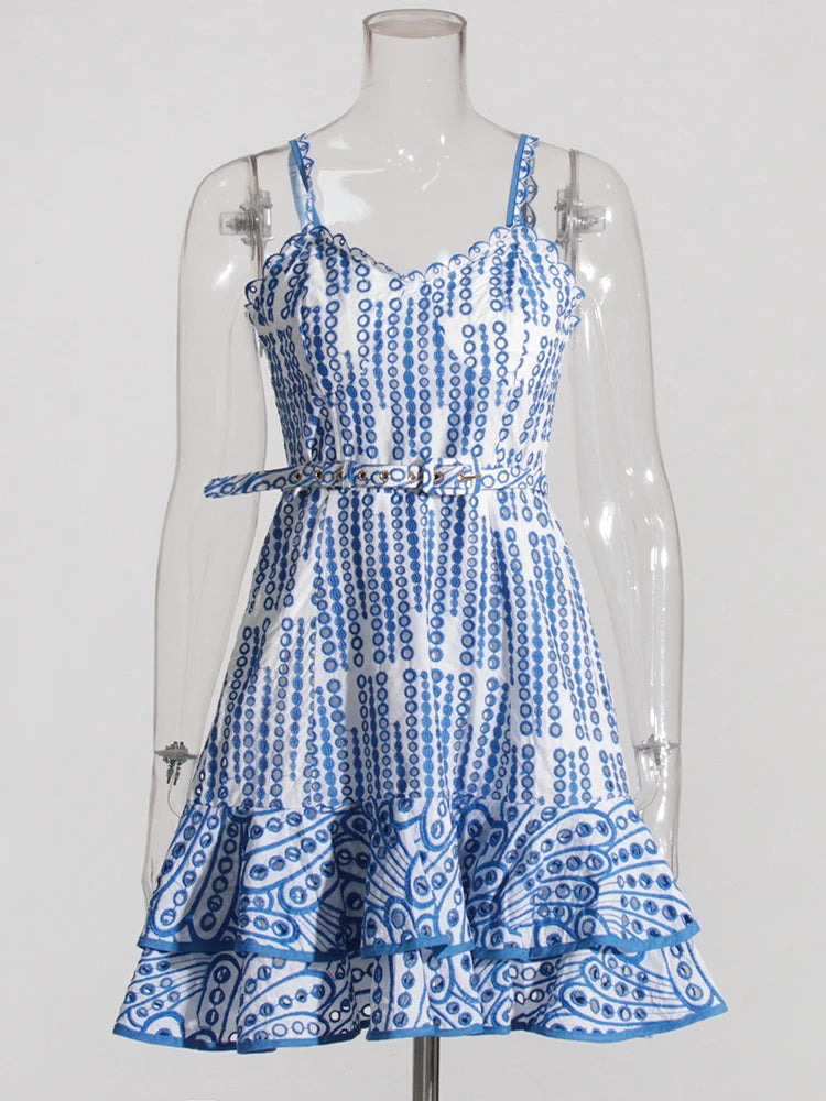 Summer Dress with Flirty Eyelets with Flirty