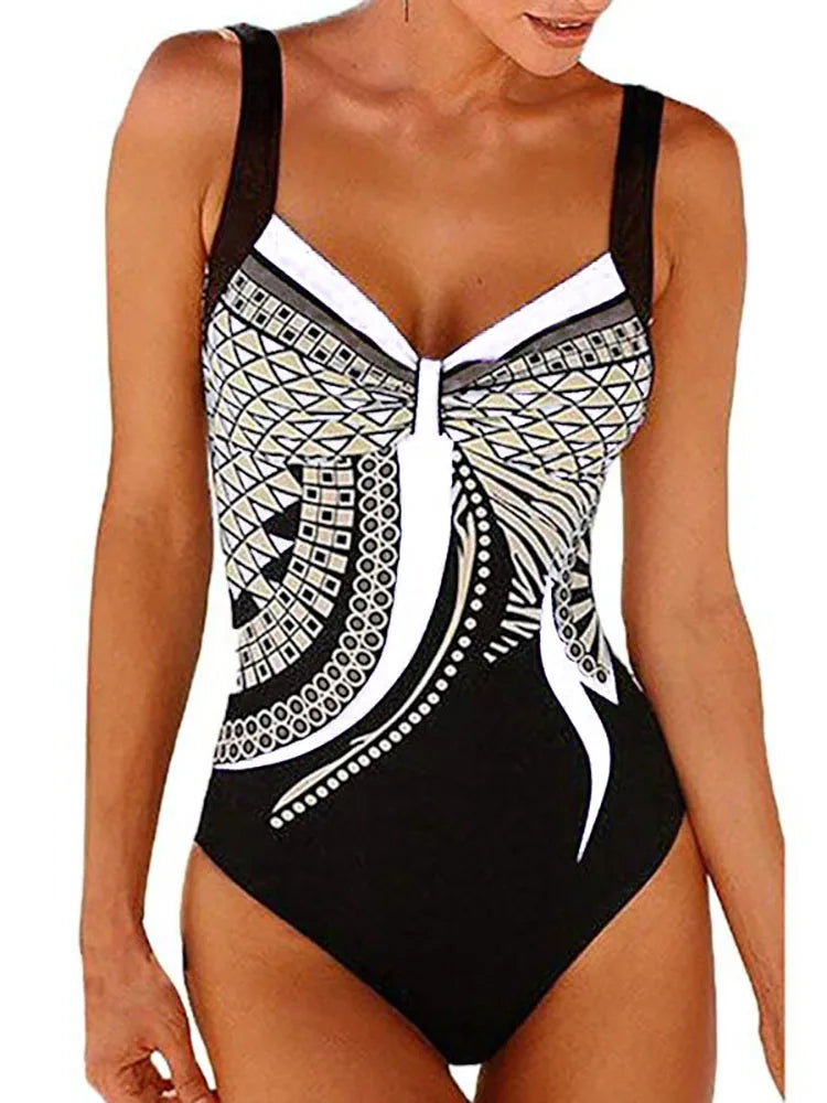 Sunset Bay One Piece Swimsuit Push-Up Sexy Bathing