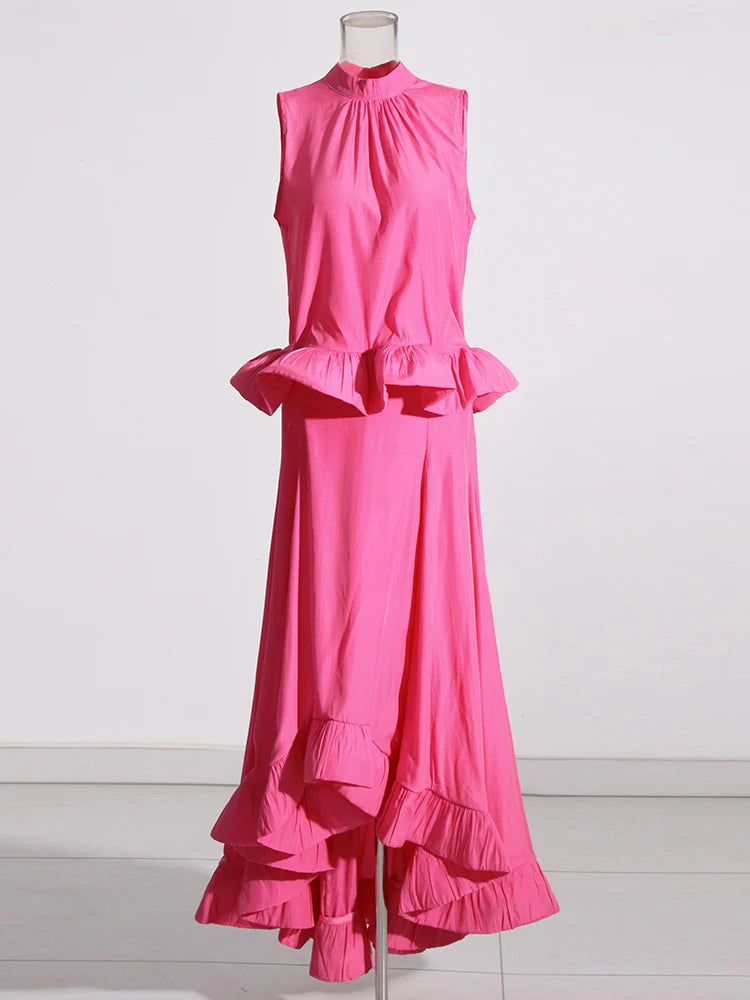 Flauna Ruffle Skirts Summer Set