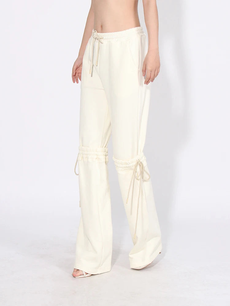 Casual Tiered Drawstring Pants