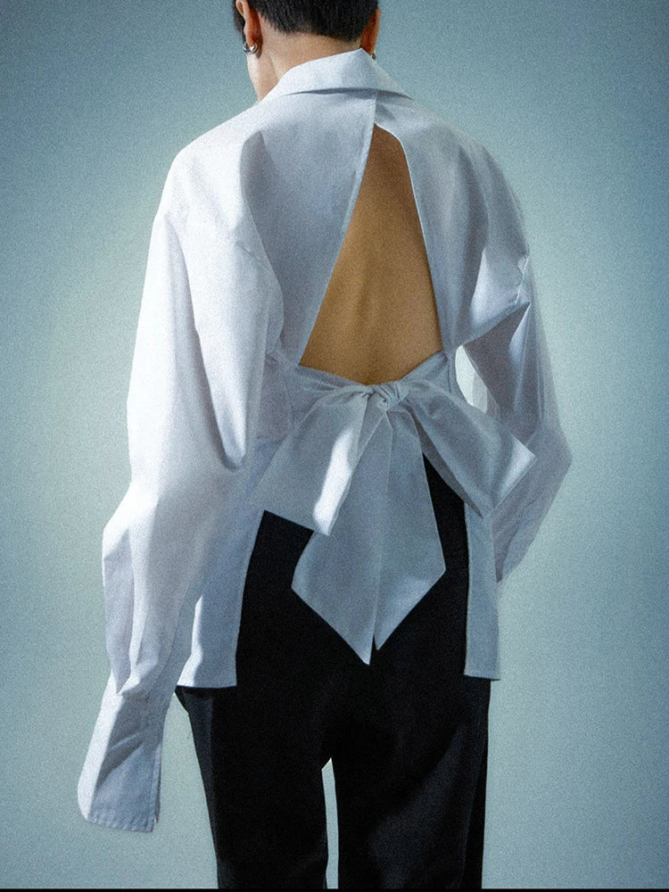 Elise Backless Shirt