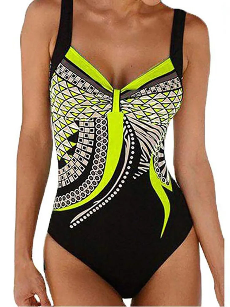 Sunset Bay One Piece Swimsuit Push-Up Sexy Bathing