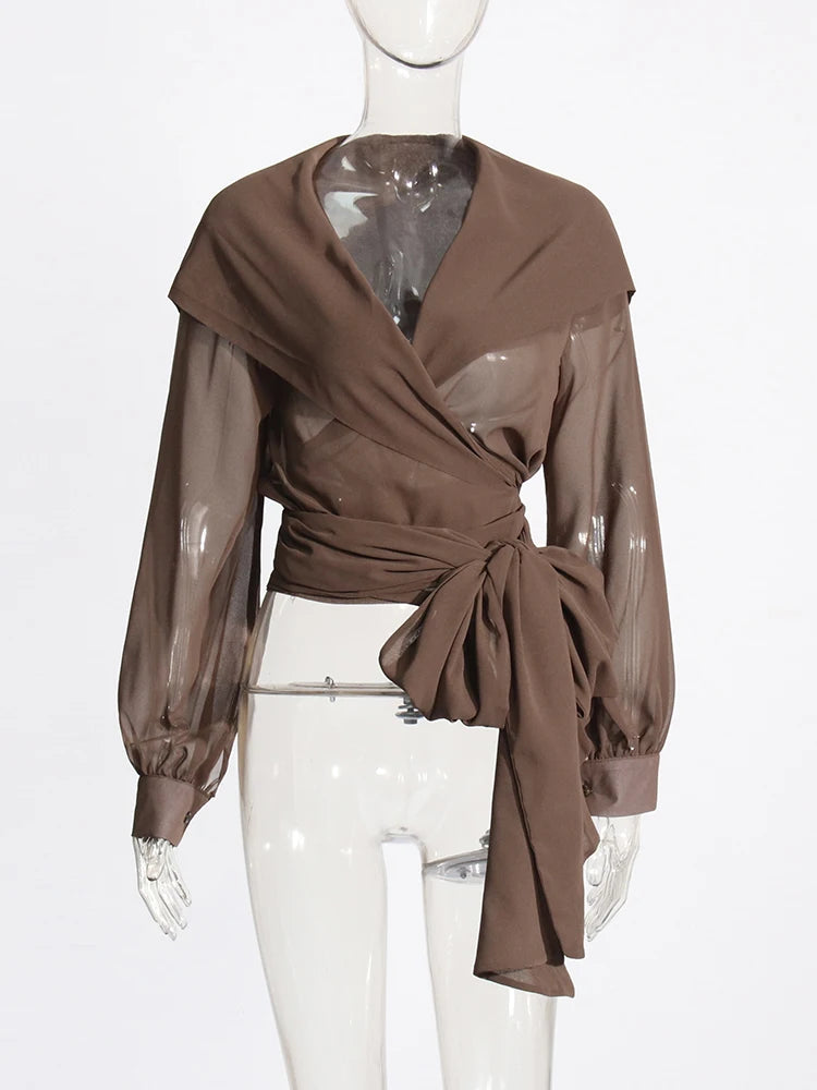 Maurelle Sheer Blouse