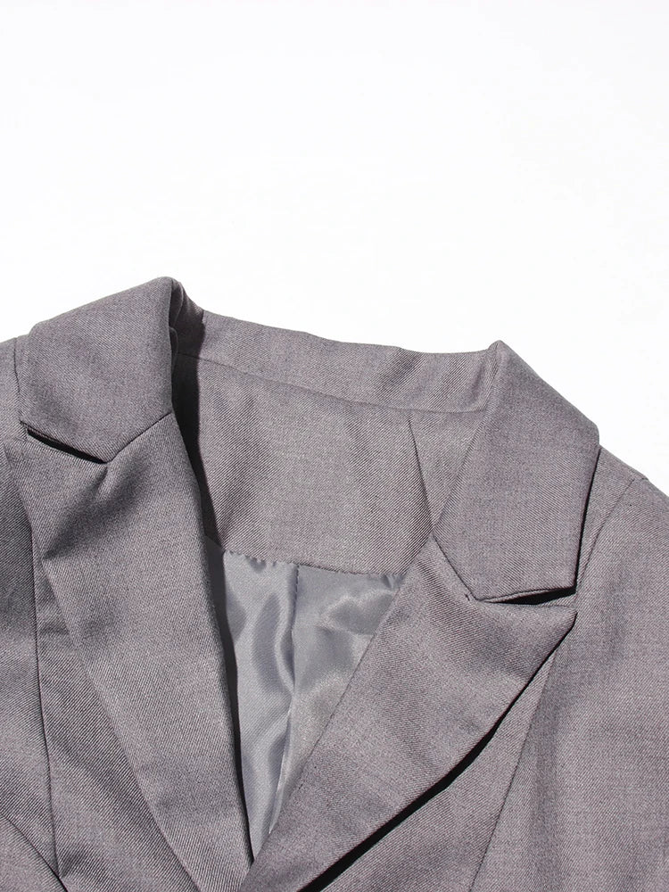 Sexy Peek a Boo Front Chic Blazer Female