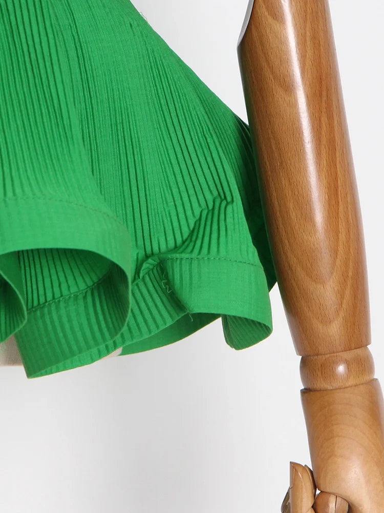 Vionette Lapel Puff Sleeve Shirt
