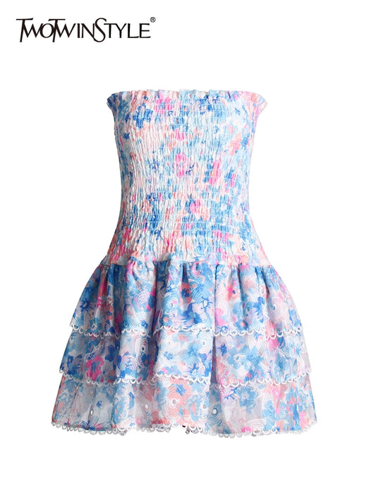Gianella Floral Print Dress