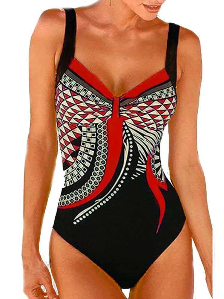Sunset Bay One Piece Swimsuit Push-Up Sexy Bathing