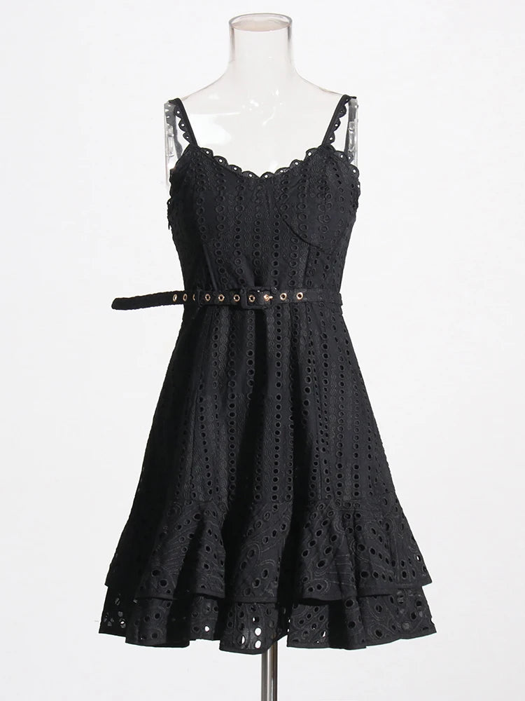 Summer Dress with Flirty Eyelets with Flirty