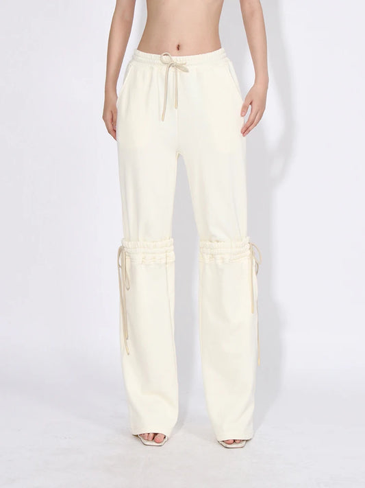 Casual Tiered Drawstring Pants